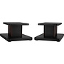 SSWB6 speaker stand pair with wooden base