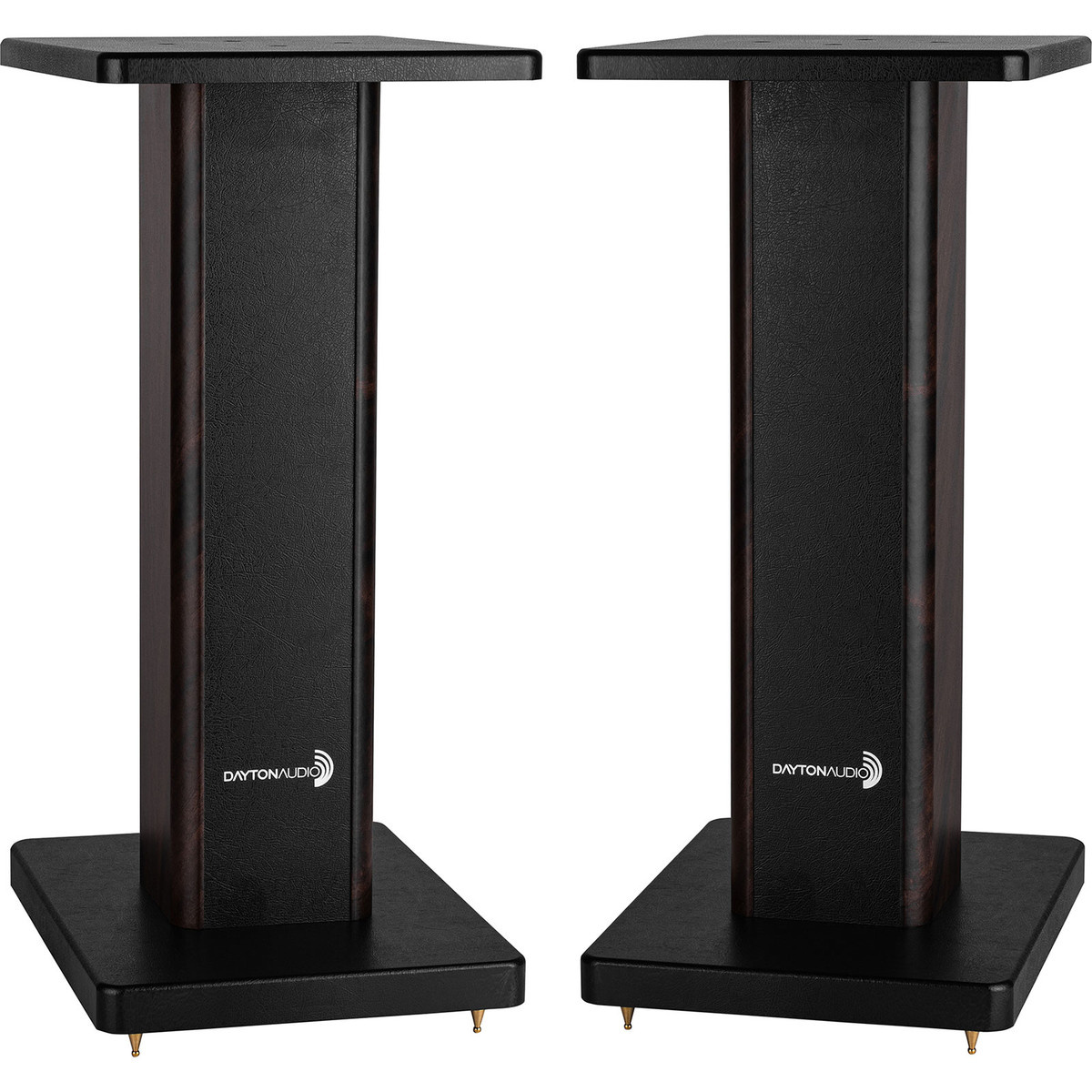 SSWB20 speaker stand pair with wooden base