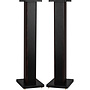 SSWB36 speaker stand pair with wooden base