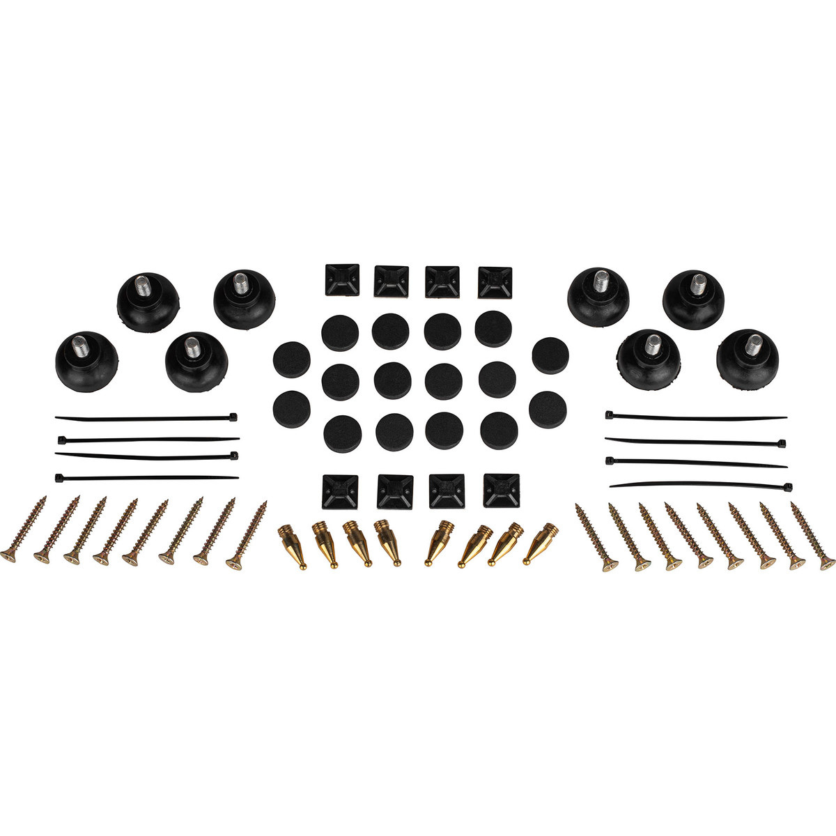 SSWB36 speaker stand pair with wooden base