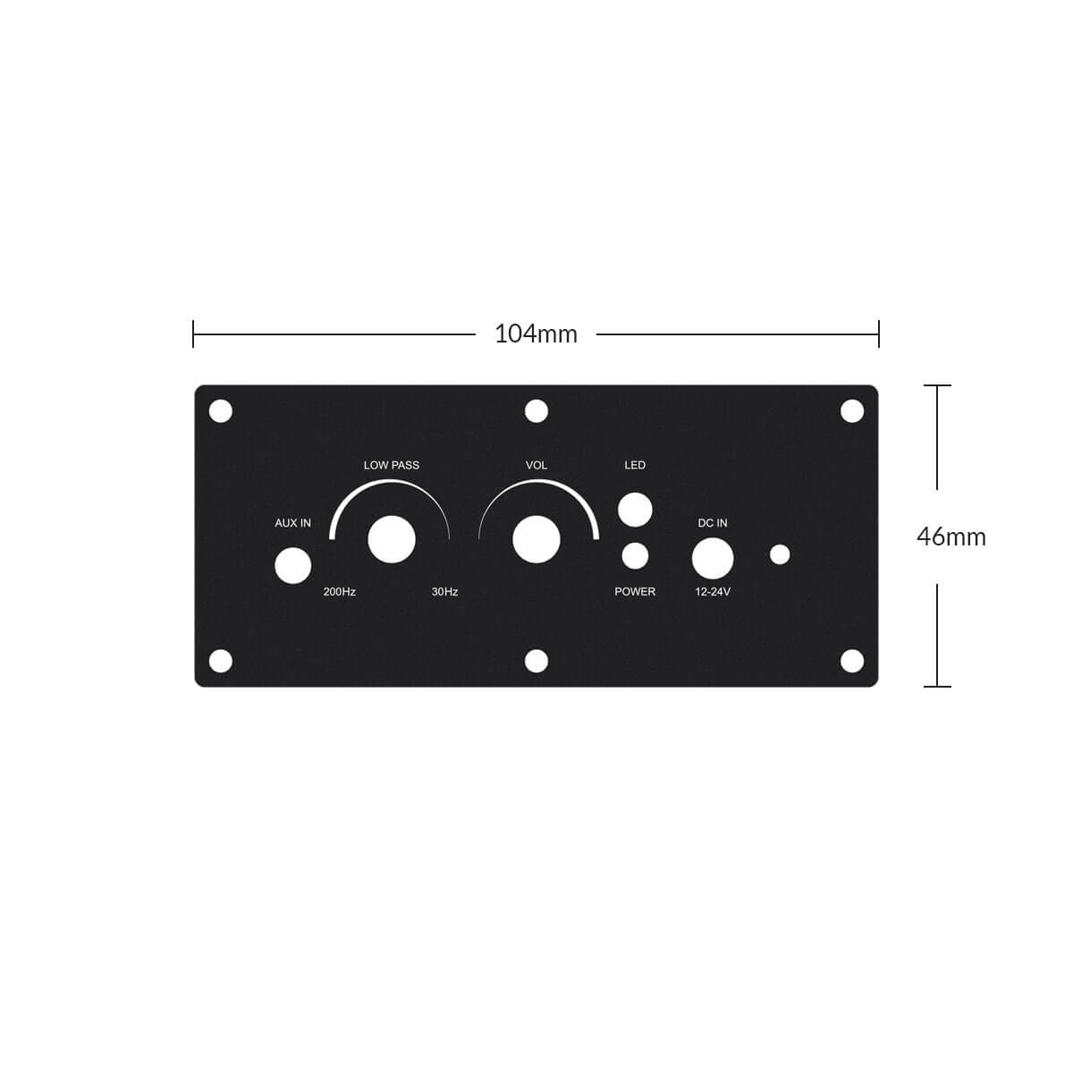 Amp Sub Plate