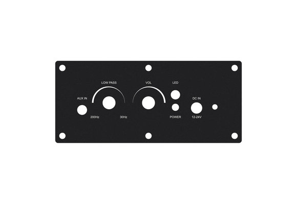 Verstärker Subwoofer Platte