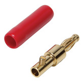 Gold Plated Screw Type Banana Plugs 18-12 AWG 1 Pair