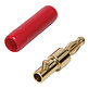 Gold Plated Screw Type Banana Plugs 18-12 AWG 1 Pair
