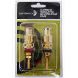 BPS-G | Supreme geïsoleerde Binding Post| Paar | Verguld