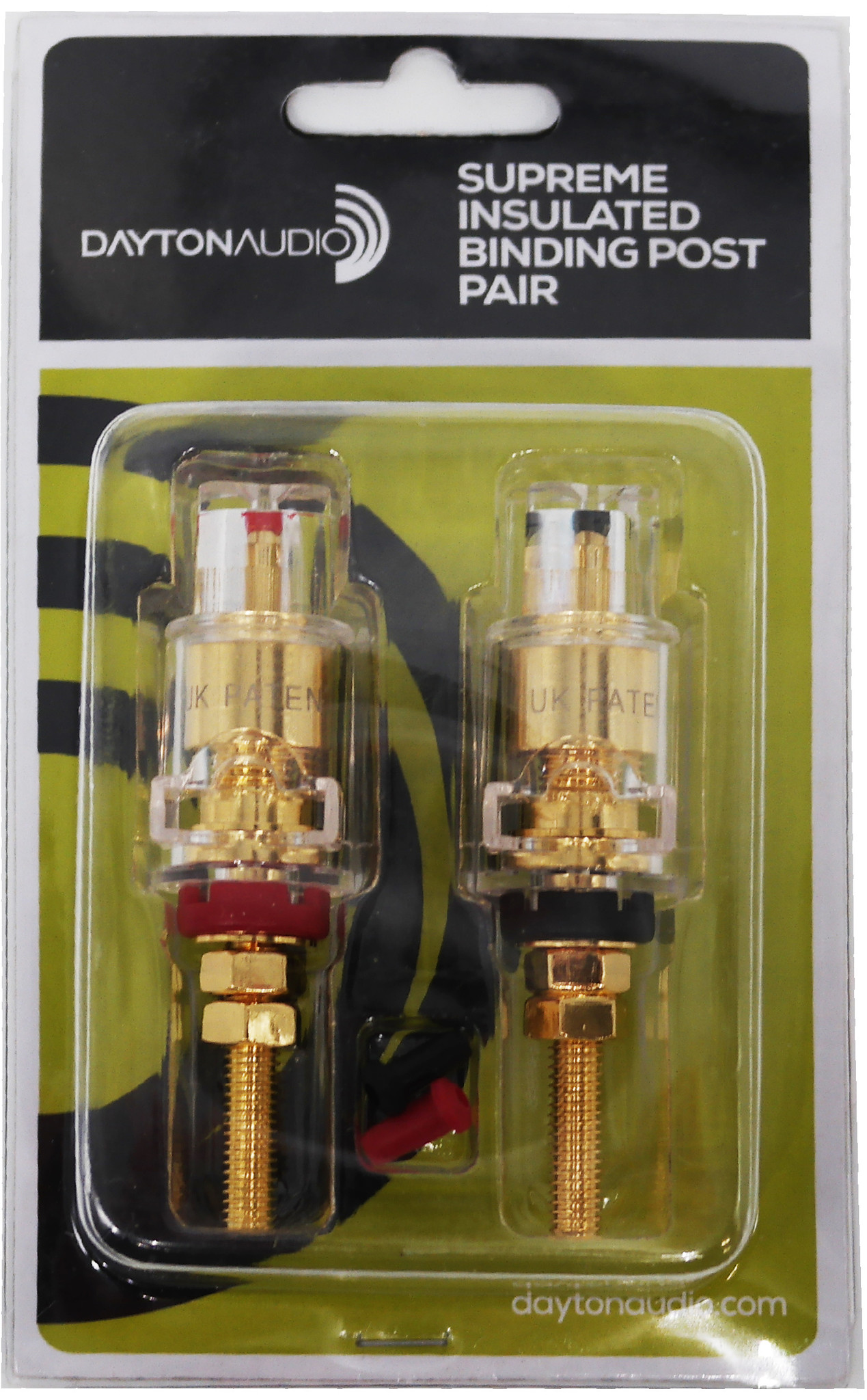 BPS-G | Supreme Isolierte Binding Post | Paar Gold