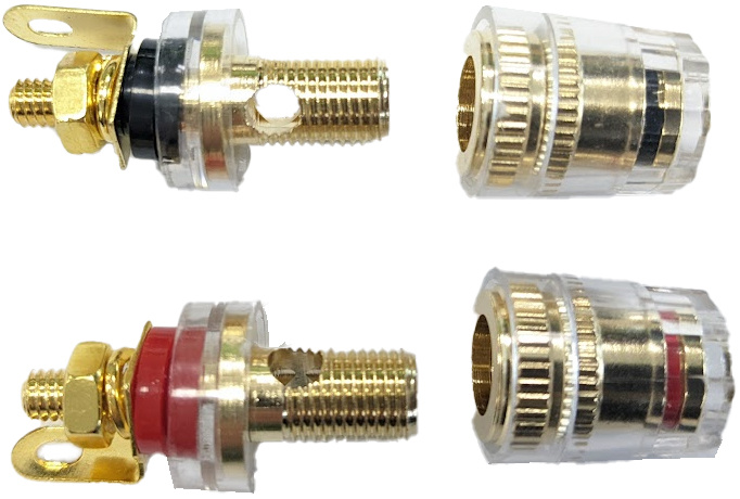 Mini-isolierter 5-Wege-Binding Post