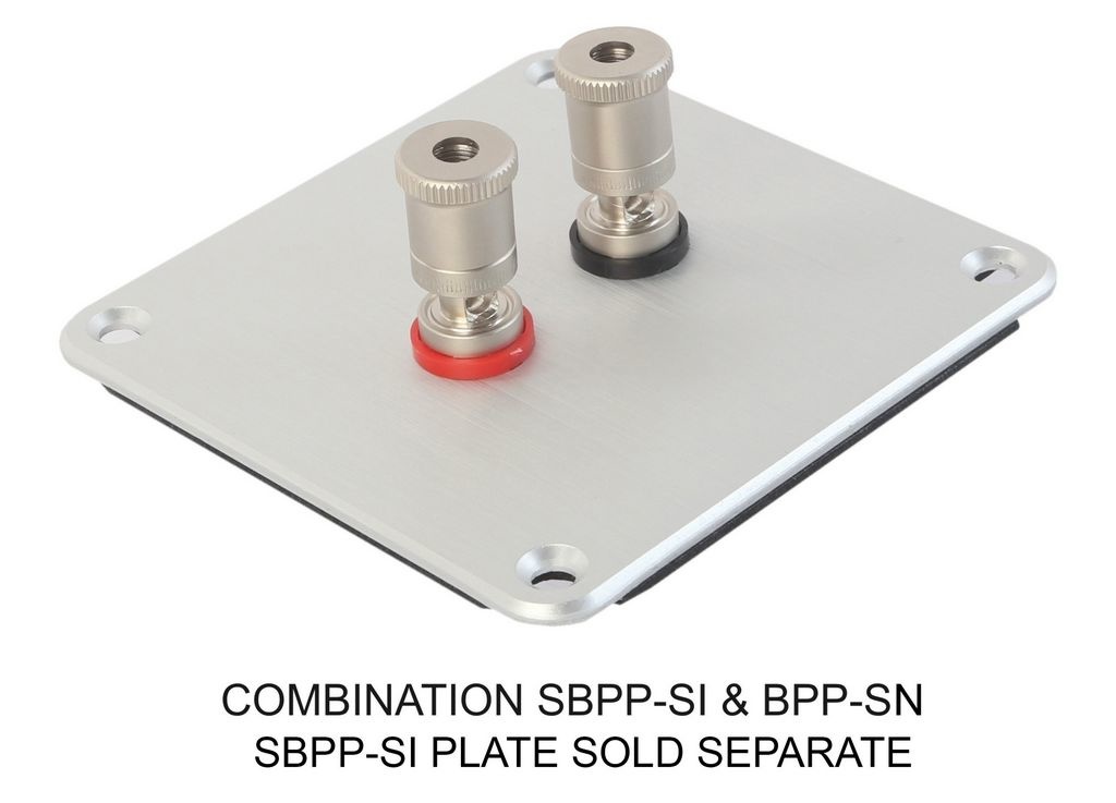 BPP-SN Premium Binding Post Paar Satin Nickel