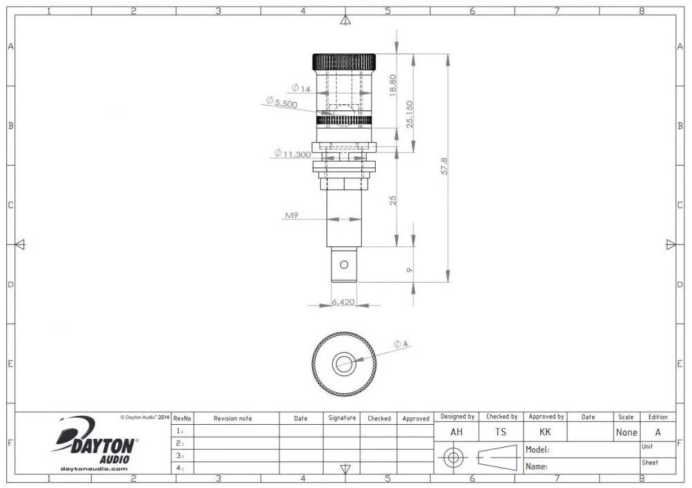 BPP-SN Premium Binding Post Paar Satin Nickel
