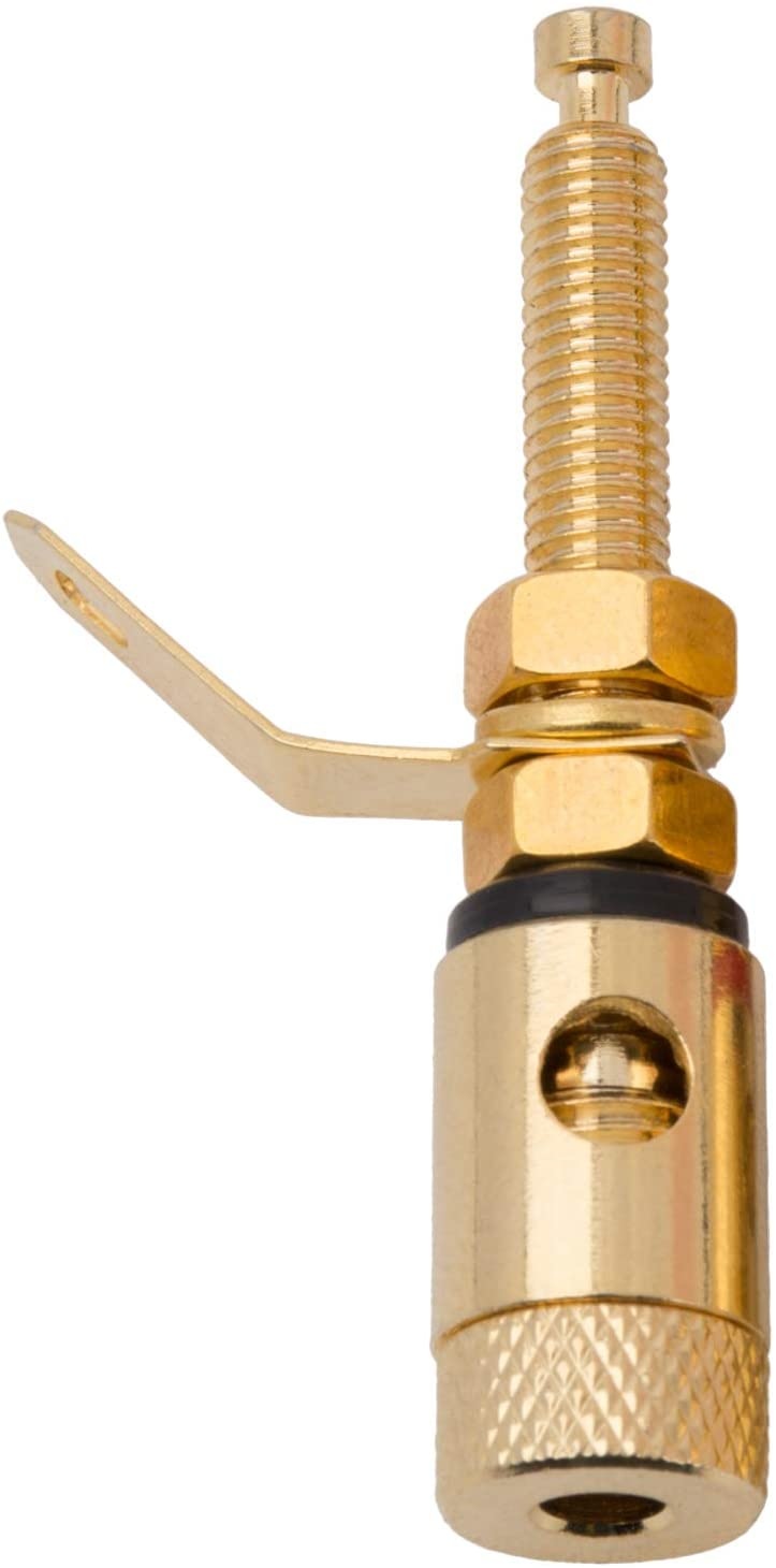 Vergulde Binding Post banaanstekker | Paar