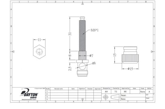 BPA-38NI HD Binding Post Pair Nickel