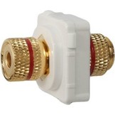 Gold Binding Post To Binding Post Hex Type Pair