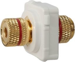 Gold Binding Post To Binding Post Hex Type Pair