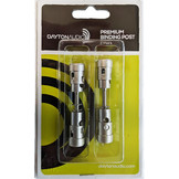 Dual-Ended Satin Nickel Binding Post Speaker Terminal Pair