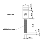 Vergulde Binding Post banaanstekker |  2 Paar
