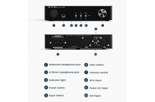 SH-8S Amplificatore per Cuffie