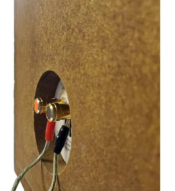 Veerbelaste Binding Post | Paar | Verguld