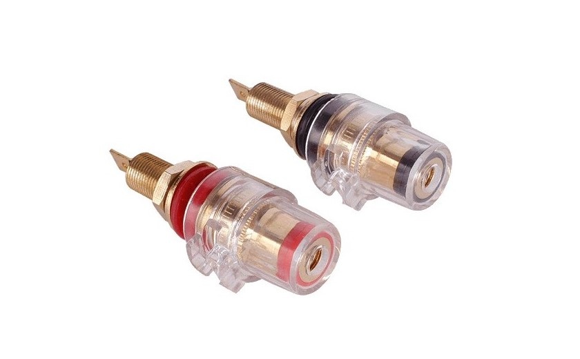 BPFI-G Fully Insulated Binding Post Pair Gold