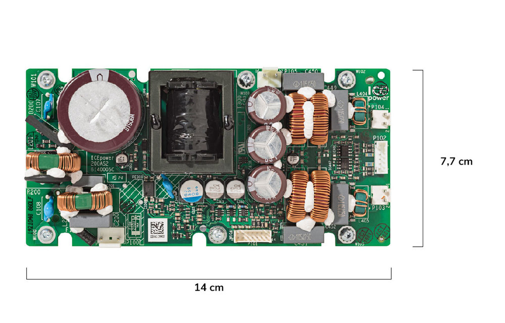 200AS2 Amplifier Module with Integrated Power supply