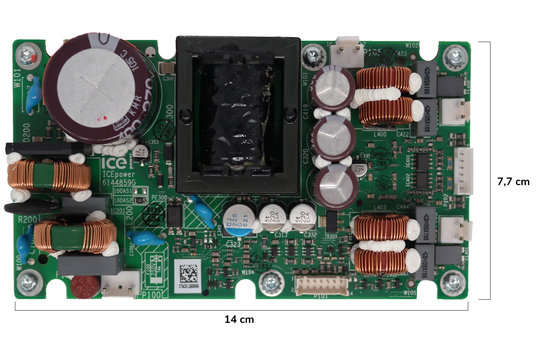 100AS1 Modulo Amplificatore with Integrated Universal Mains Power Supply