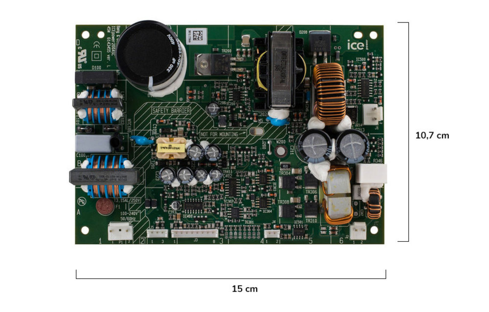 200ASC-Verstärkermodul mit integrierter Stromversorgung