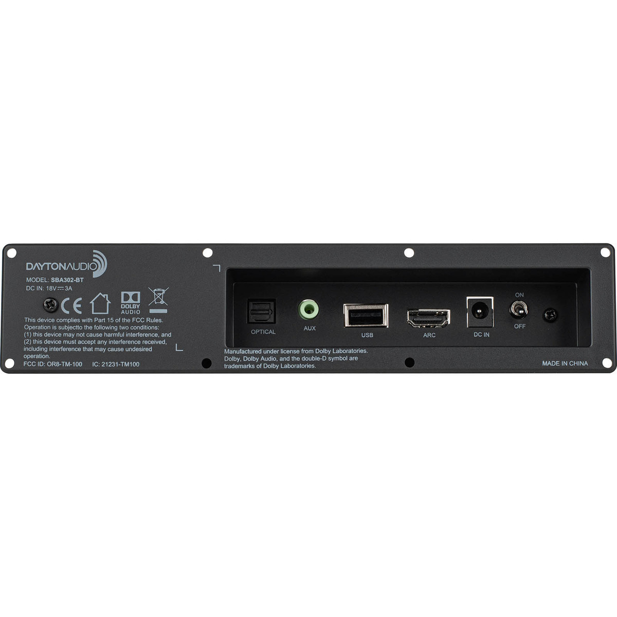 SBA302-BT Sound Bar Kit Amplificatore