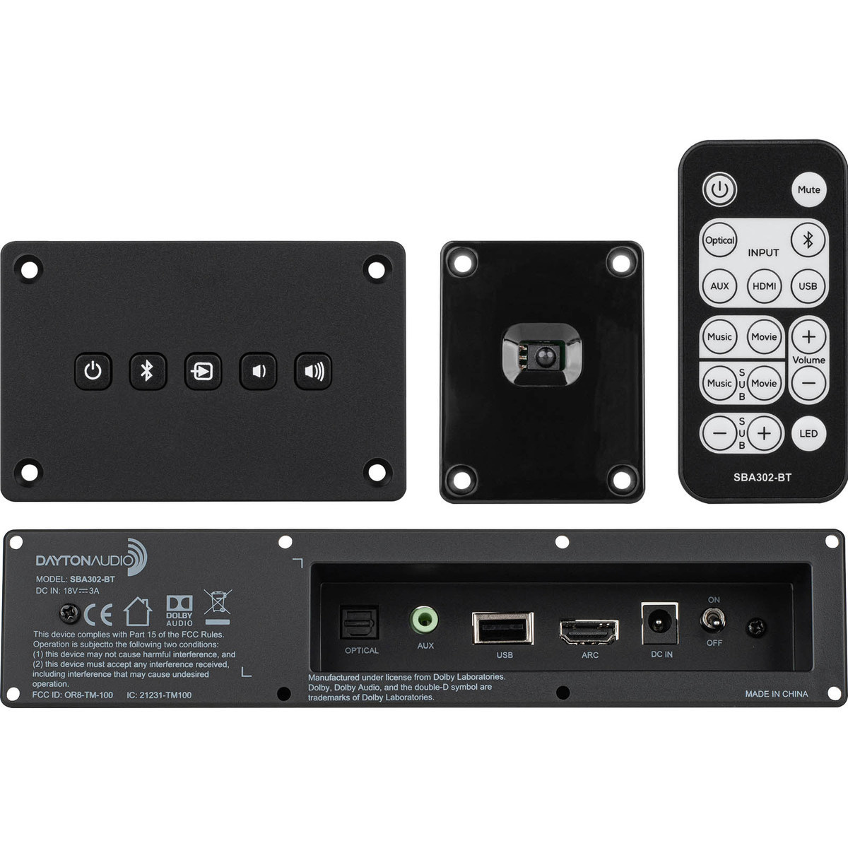 SBA302-BT Sound Bar Kit Amplificatore