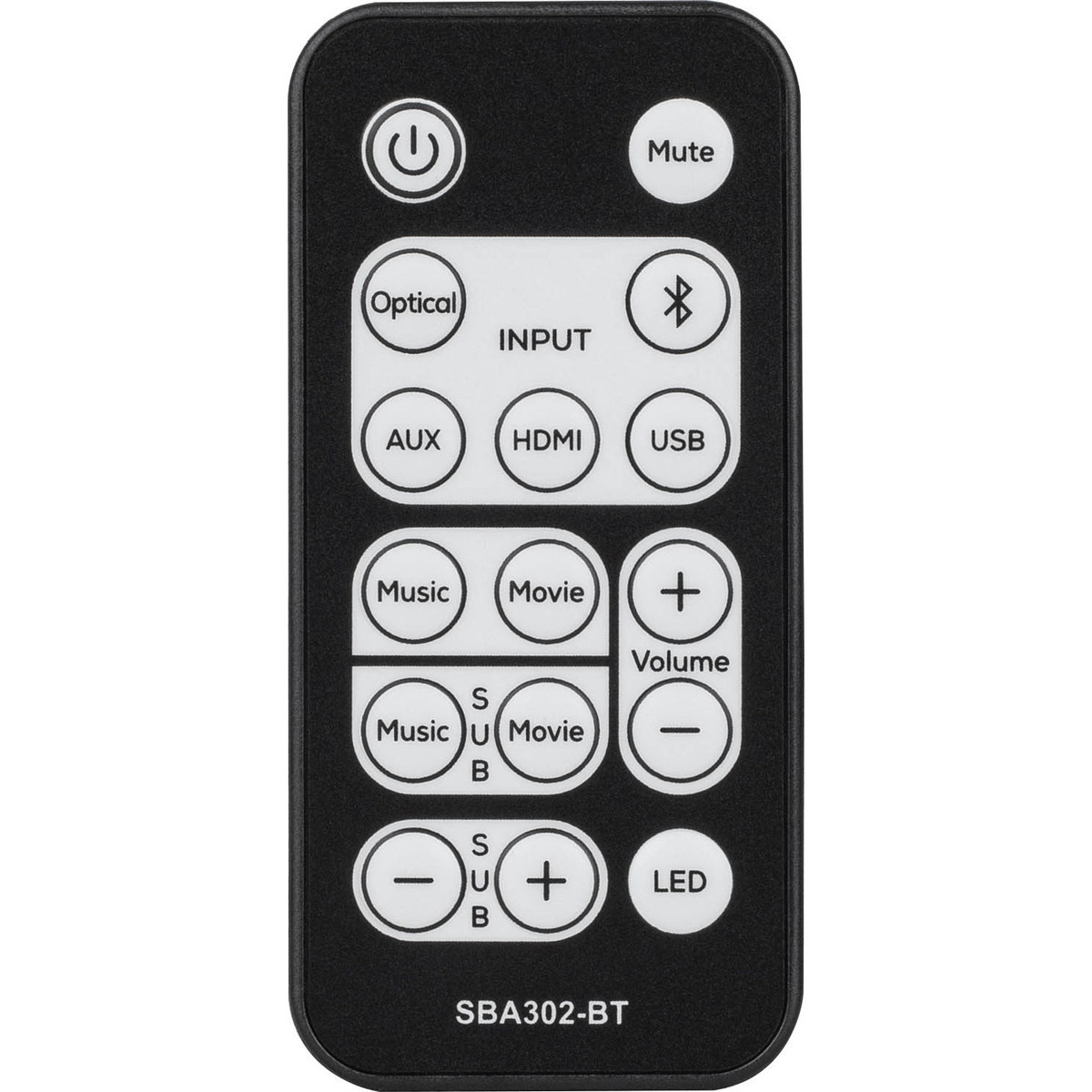 SBA302-BT Sound Bar Kit Amplificatore