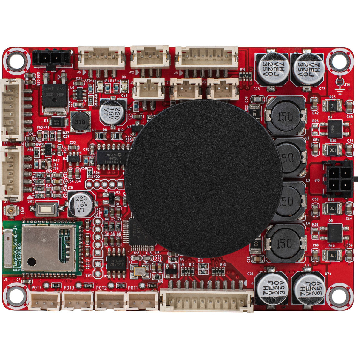 KABD-250 2 x 50 W + DSP-Verstärkerplatine aptX HD Bluetooth 5.0