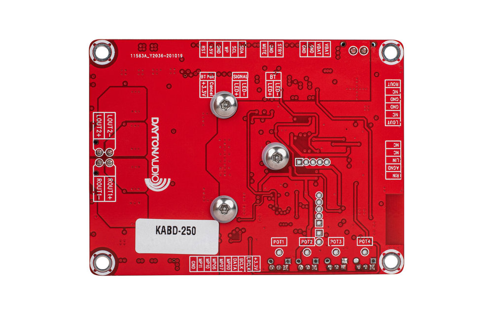 KABD-250 2 x 50W + DSP versterkermodule aptX HD Bluetooth 5.0