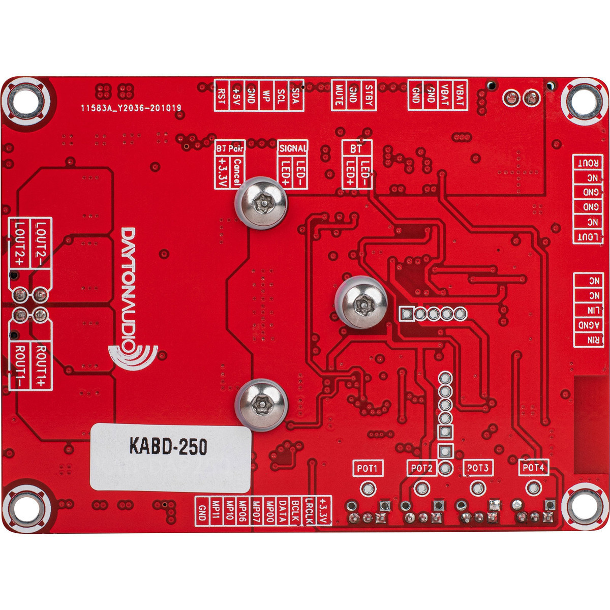 KABD-250 2 x 50W + DSP Amplifier Board aptX HD Bluetooth 5.0