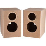 C-Sharp Powered 2-Way Speaker Kit  pair with built in amplifier