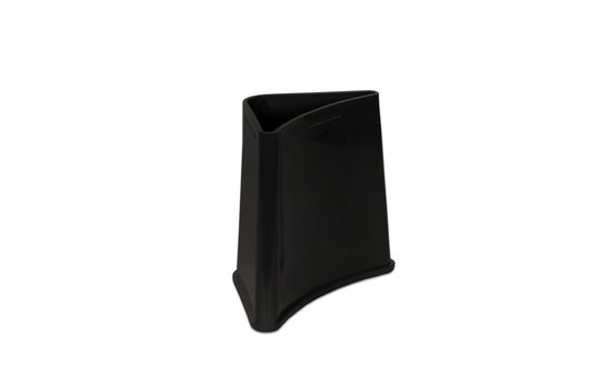 Black Speaker Cabinet Triangular Port Tube | 15 x 7 x 12.7 cm