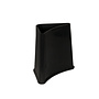 Black Speaker Cabinet Triangular Port Tube | 15 x 7 x 12.7 cm