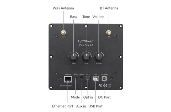 Up2Stream 2.1 Amplificatore a Piastra