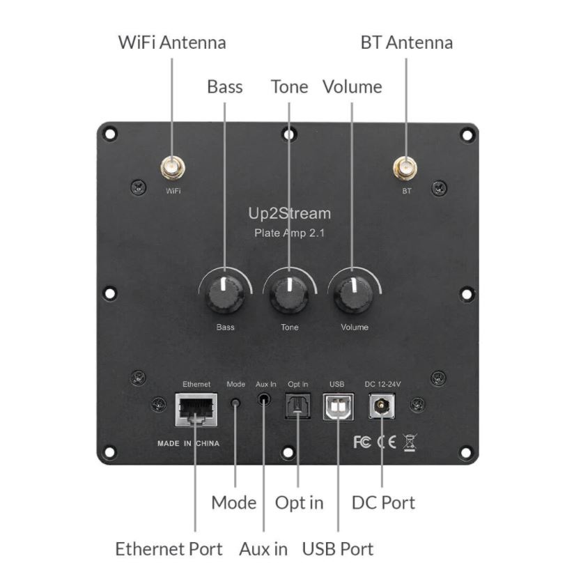 Up2Stream 2.1 Amplificatore a Piastra
