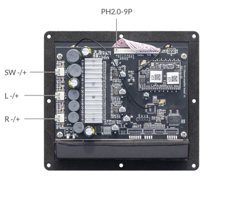 Up2Stream 2.1 Amplificatore a Piastra