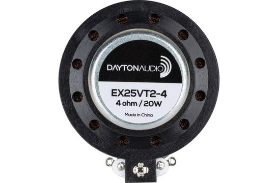 EX25VT2-4 Vented 25mm 2-Hole sound Eccitatore 20W 4 Ohm