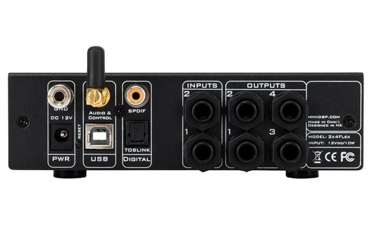 2x4 FLEX digitaler Signalprozessor | Symmetrisch (TRS)