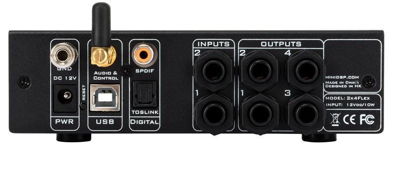 2x4 FLEX digital signal processor | Balanced (TRS)