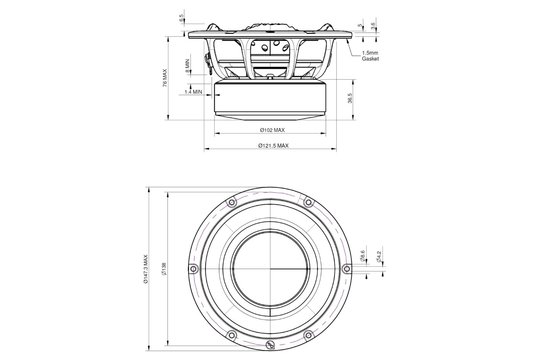 PTT5.25X08-NFA-01 Woofer a Gamma Media