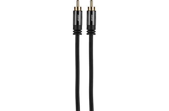 SMC Premium Single RCA Audio/Video Subwoofer Kabel met Metalen Omhulsel