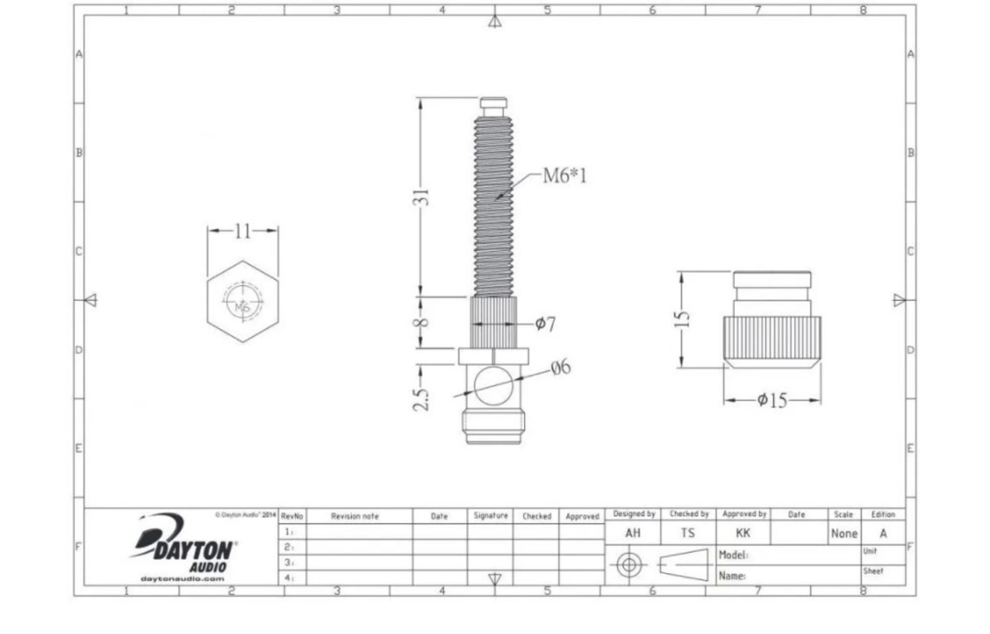 BPA-38G HD Binding Post Pair Gold