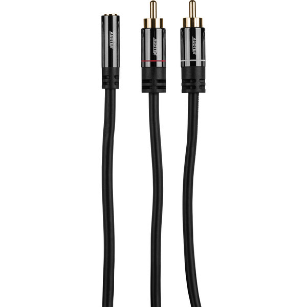 Y35SF-1  RCA Male to 1 Slim 3.5mm Stereo Female Jack