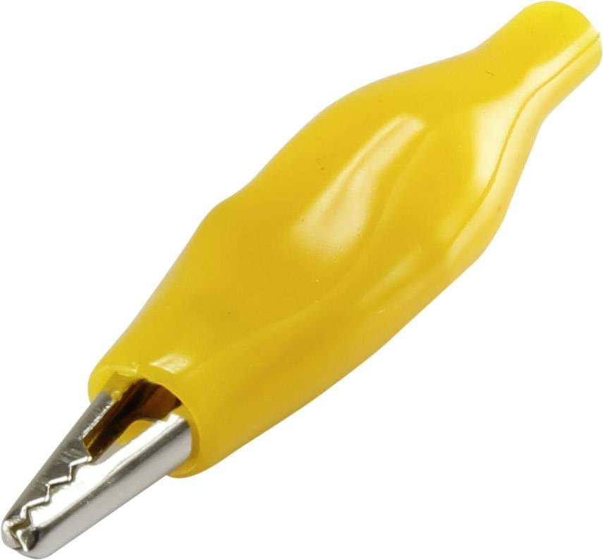 Alligator Clip | 27mm | Yellow