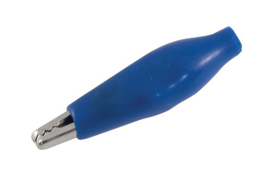 Krokodillenklem | 27mm | Blauw