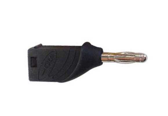 Stackable Banana Plug | 4mm | Black