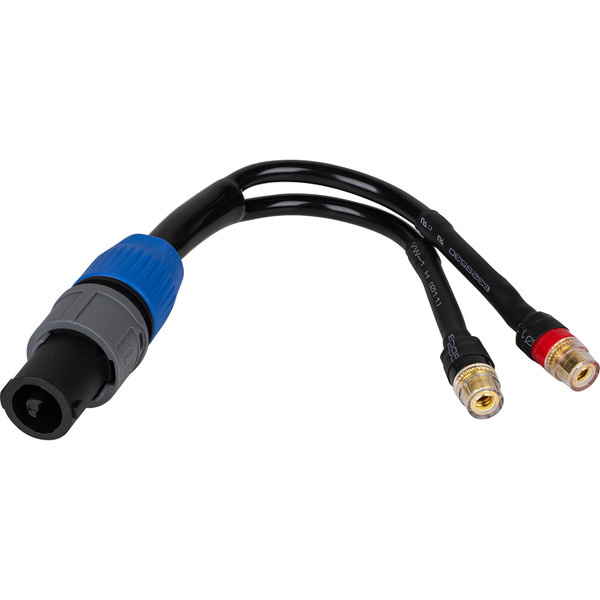 Speakon-stekker naar Binding Post Adapter met BC 14 AWG snoeren