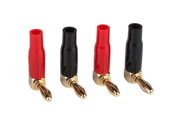 Right Angle Banana Jacks 2-Pair