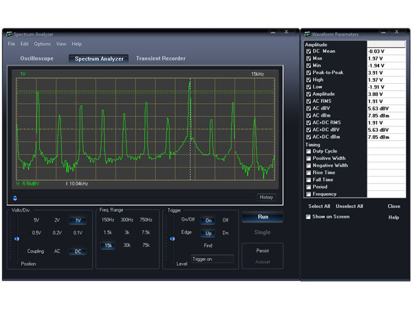 LCD Oscilloscope Kit for PC